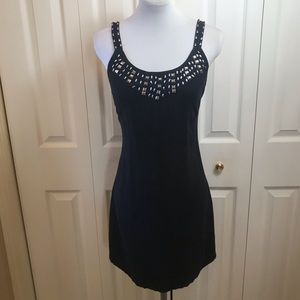 Black Studded Sundress Tie Back sz S by Rayasun